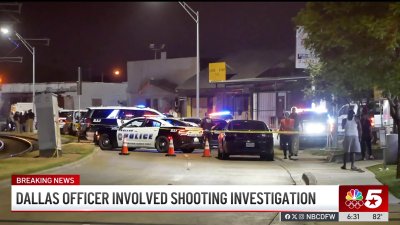 Dallas police investigate officer-involved shooting that left one man dead