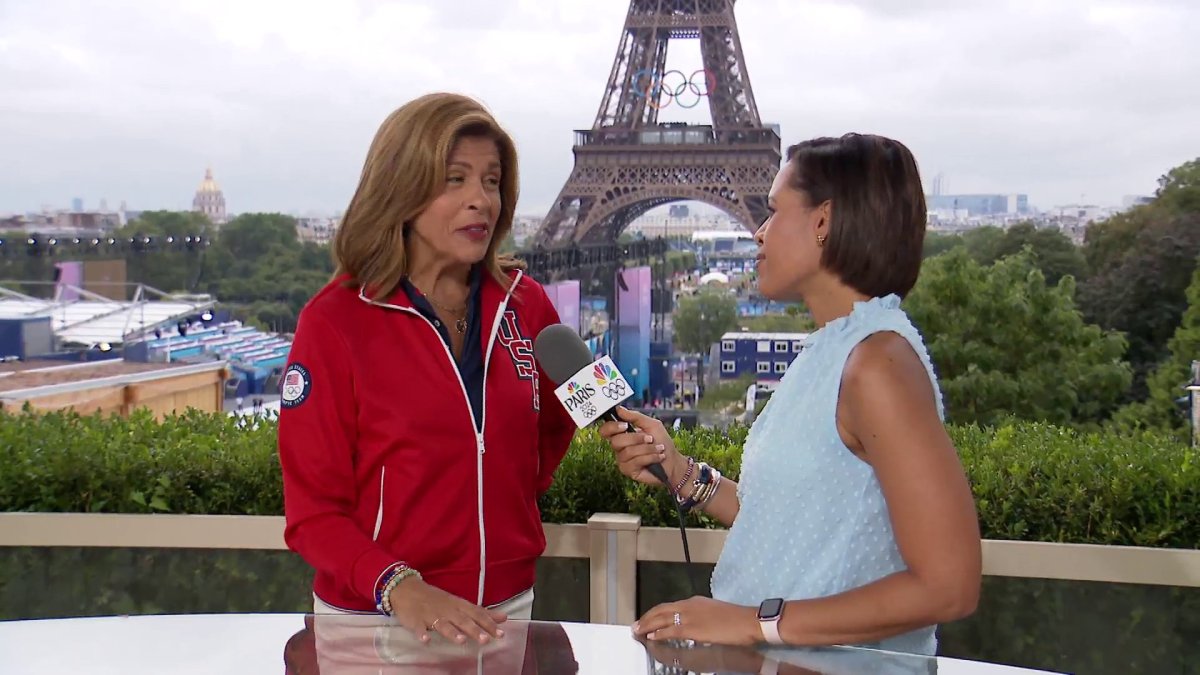 TODAY’s Hoda Kotb talks Paris Olympics with NBC 5’s Laura Harris – NBC ...