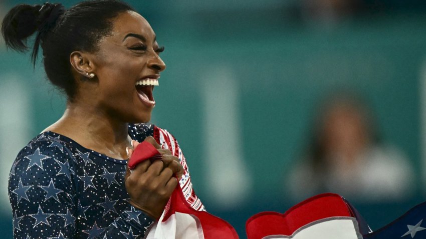 Simone Biles has more Olympic gymastics medals than any American