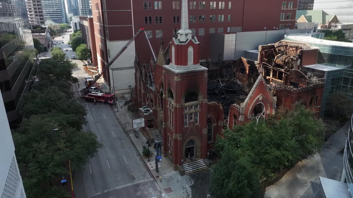 First Baptist Dallas Church: Fire still under investigation – NBC 5 ...