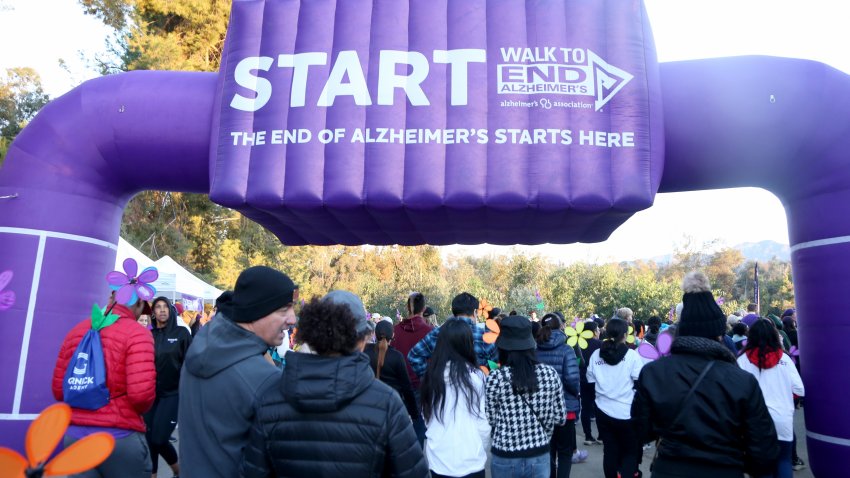 General atmosphere a Alzheimer's Association 2022 Walk to End Alzheimer's - Los Angeles at Los Angeles Zoo on November 05, 2022 in Los Angeles, California.