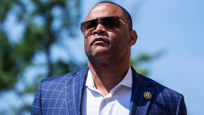 UNITED STATES – JULY 9: Rep. Marc Veasey, D-Texas,  leaves a meeting of the House Democratic Caucus about the candidacy of President Joe Biden at the Democratic National Committee on Tuesday, July 9, 2024.