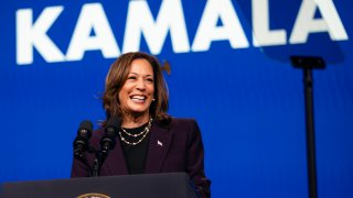 HOUSTON, TEXAS – JULY 25: Vice President Kamala Harris speaks at the American Federation of Teachers’ 88th National Convention on July 25, 2024 in Houston, Texas. The American Federation of Teachers is the first labor union to endorse Harris for president since announcing her campaign. (Photo by Montinique Monroe/Getty Images)