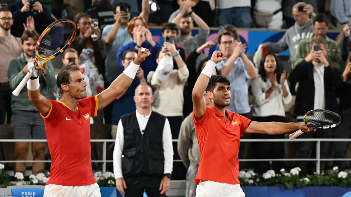 Rafael Nadal and Carlos Alcaraz start the Paris Olympics with a doubles