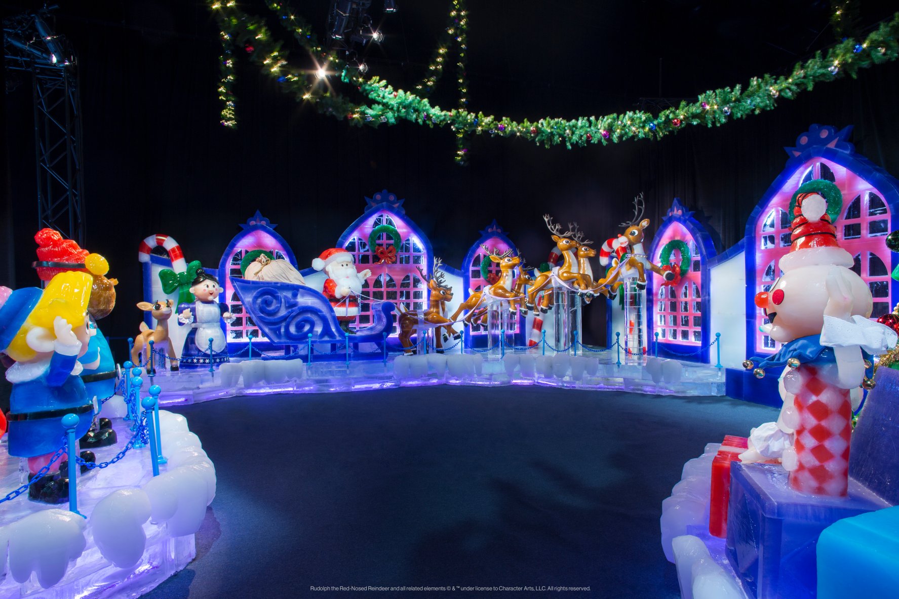 The Gaylord Texan Resort’s ICE! features Rudolph the Red-Nosed Reindeer ...