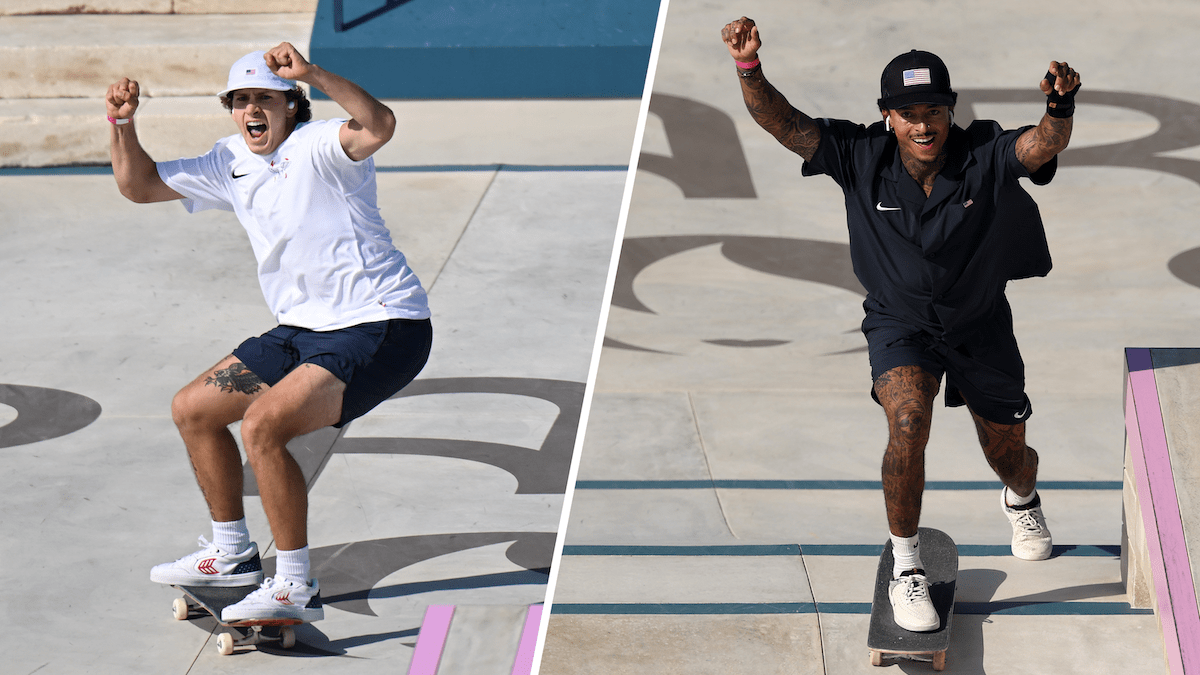 Olympic skateboarding Jagger Eaton, Nyjah Huston medal for Team USA