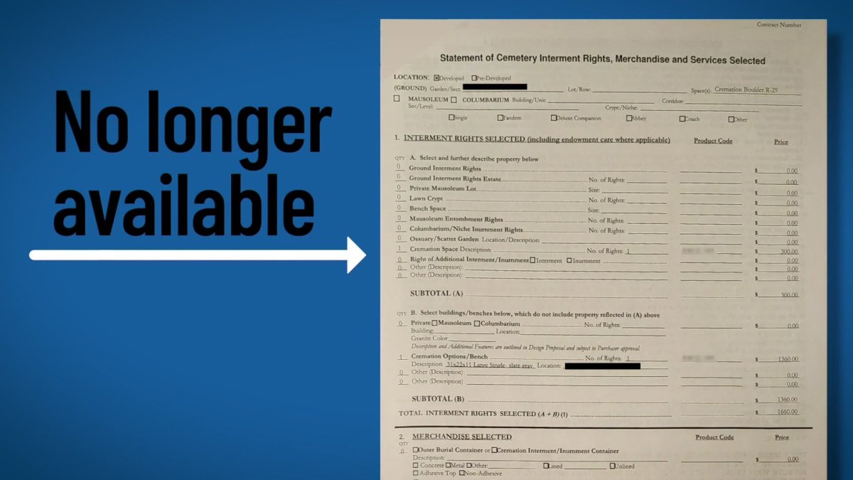 NBC 5 Responds helps North Texas mom with prepaid funeral plans NBC