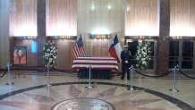 U.S. Rep. Sheila Jackson-Lee, lying-in-state in the Houston City Hall on Monday, July 29, 2024.