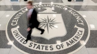 The lobby of the CIA Headquarters Building in Langley, Virginia.