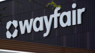 The first Wayfair brick-and-mortar store prepares to open in Wilmette, Illinois, on May 2, 2024.