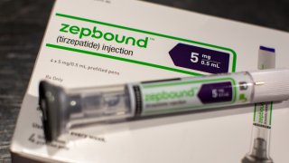 An Eli Lilly & Co. Zepbound injection pen, March 28, 2024.