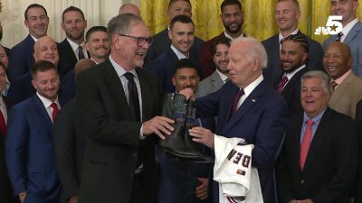 President Biden honors World Champion Texas Rangers at White House