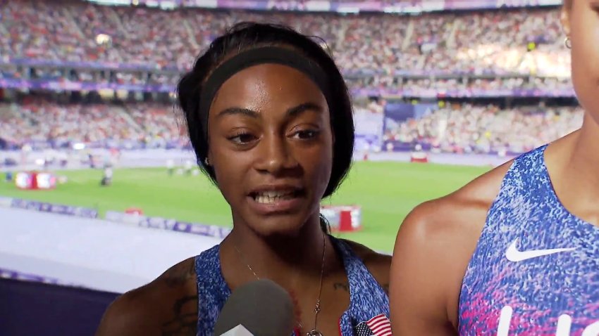 ‘Blessed': Sha'Carri Richardson and U.S. women's 4x100m relay team come home with Olympic gold