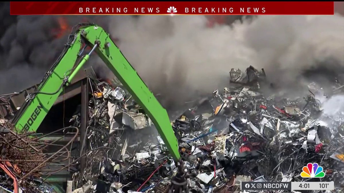 Fire breaks out at Fort Worth scrap yard – NBC 5 Dallas-Fort Worth