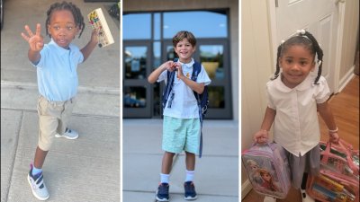 First day of school photos: Legend, Jacob and Cherish