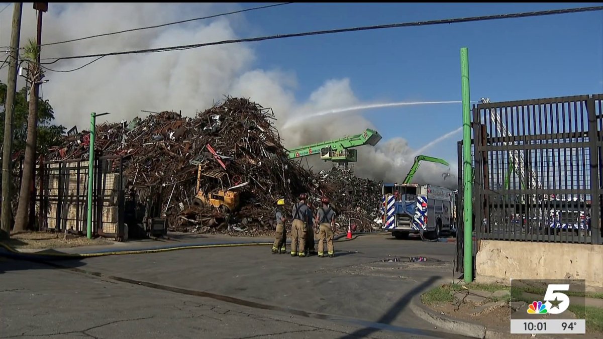 Crews battle fire in Fort Worth in blazing heat – NBC 5 Dallas-Fort Worth