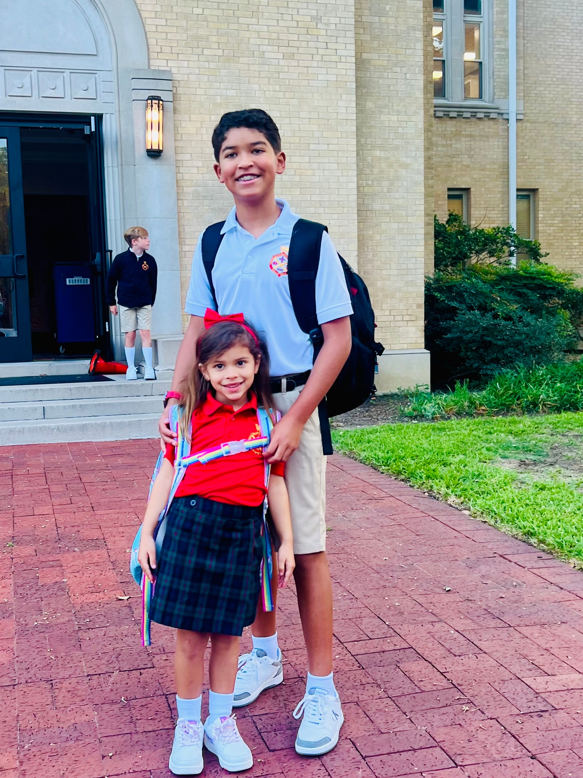 Morgan’s 1st day of prek she was so excited to join her big brother, Landon who will be going into 6th grade.