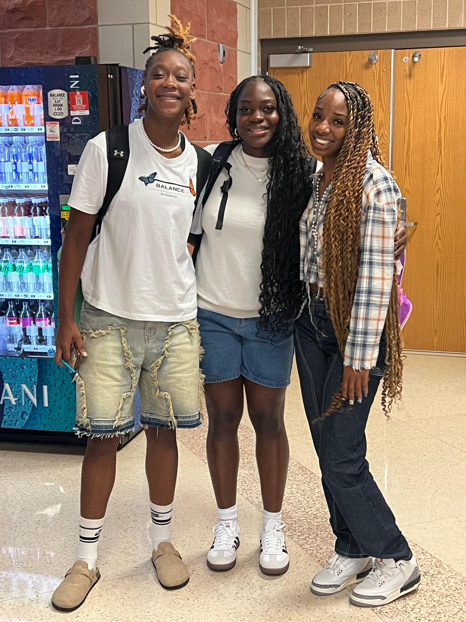 Mansfield Legacy High School girls first day of school in Mansfield. <br />
Ranging from Sophomores to Seniors.Head Coach is Michelle Morris. Looking forward to a fun school year and can’t wait for basketball season to start. <br />
First day vibes