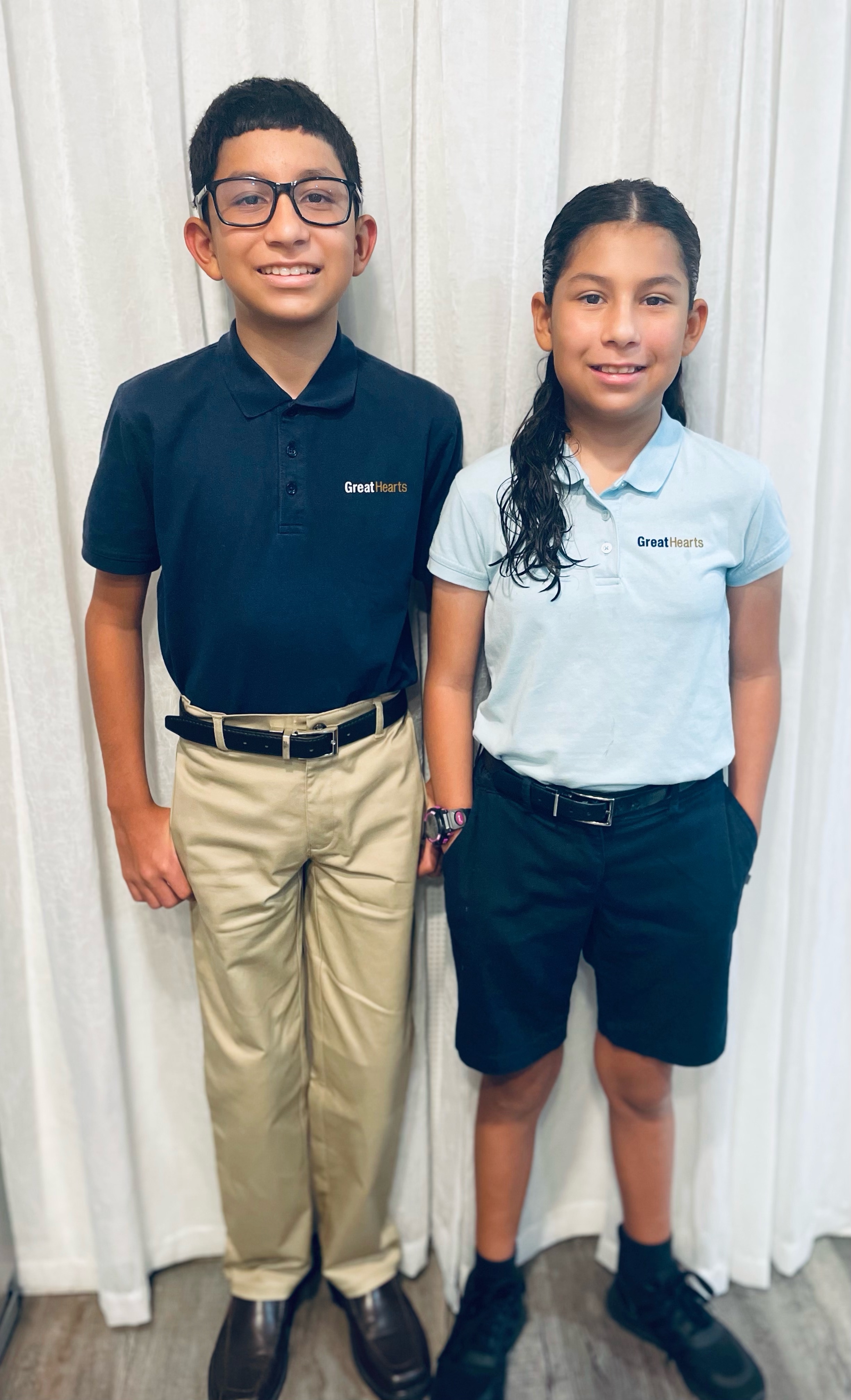 Isaiah is a 7th grader at Great Hearts Irving and sister Olivia is a 5th grader at Great Hearts Irving<br />
Go Mustangs!