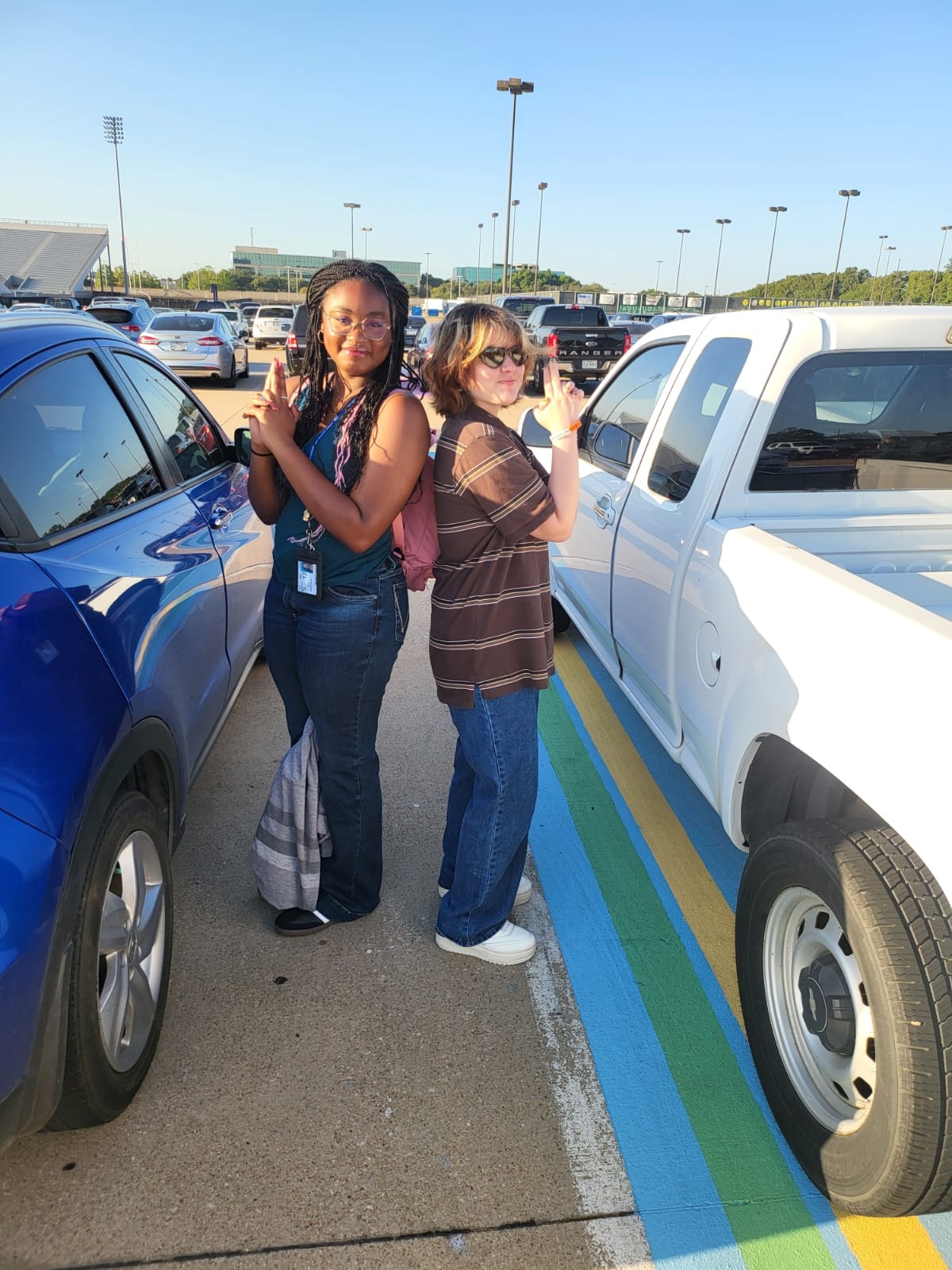 hese young ladies are my granddaughter,  Ava LaCroix Jackson, and her best friend since 3rd grade, Cameron Sophia Brewer. This dynamic duo are Seniors at Birdville High School (GO HAWKS!) in North Richland Hills, TX.