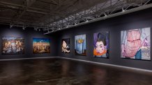 Dallas Contemporary Cartoony Figuration 2024 exhibition installation