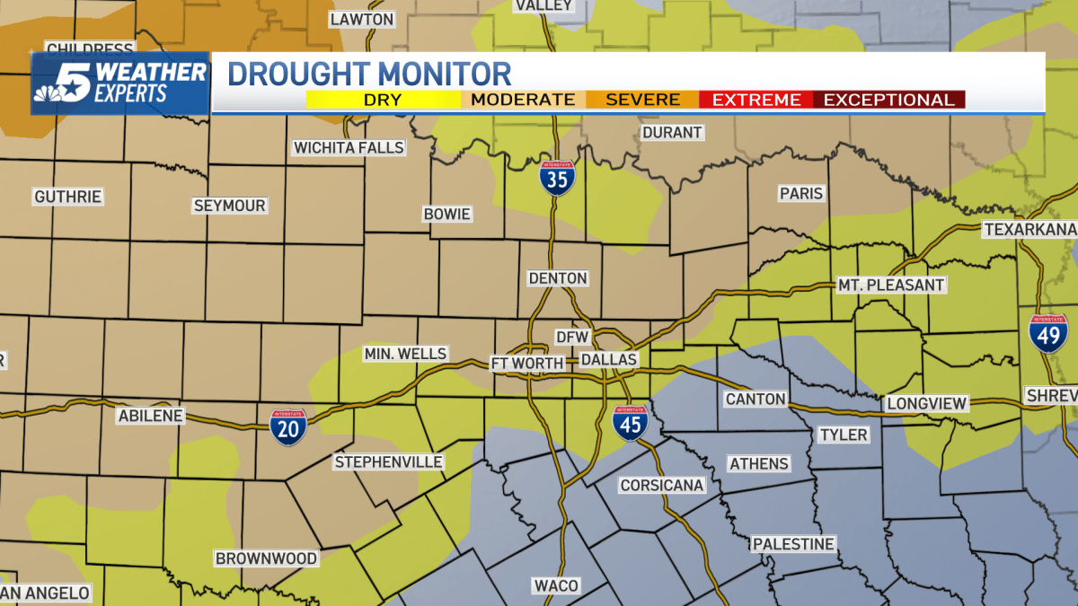 Drought conditions return to North Texas amid hot weather – NBC 5 ...