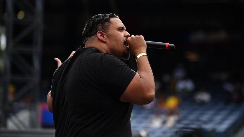 ATLANTA, GEORGIA – JULY 17:  Rapper BeatKing performs onstage during Hot 107.9 Birthday Bash 25 at Center Parc Credit Union Stadium at Georgia State University on July 17, 2021 in Atlanta, Georgia.