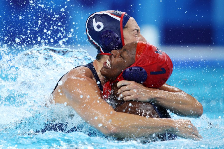 Maggie Steffens and Ashleigh Johnson