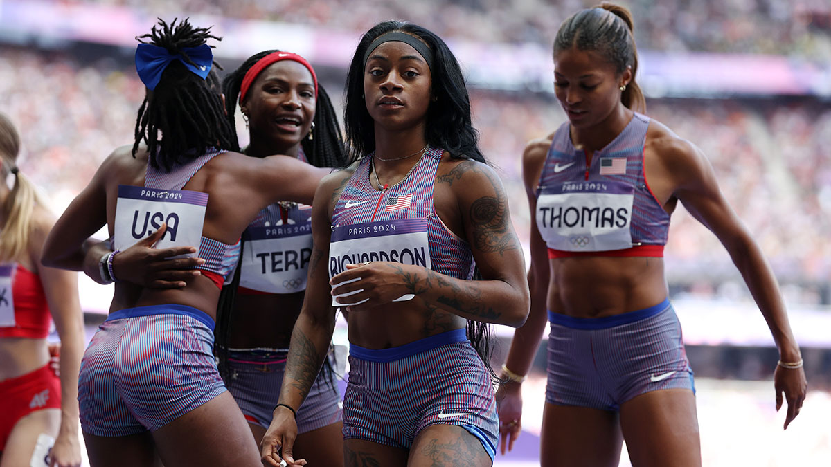 Sha’Carri Richardson saves US women in Olympic relay NBC 5 Dallas