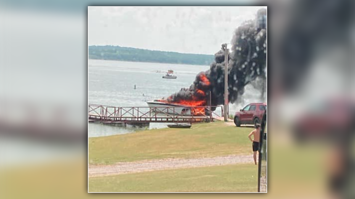 Child burned, flown to Dallas after boat explodes on Lake Texhoma NBC