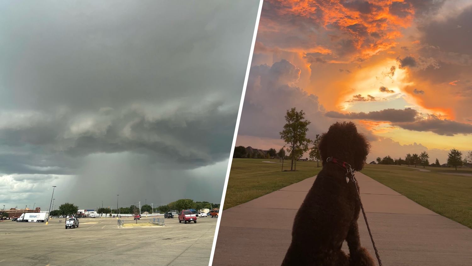 NBC 5 viewers capture storms and beautiful sunsets on August 27, 2024