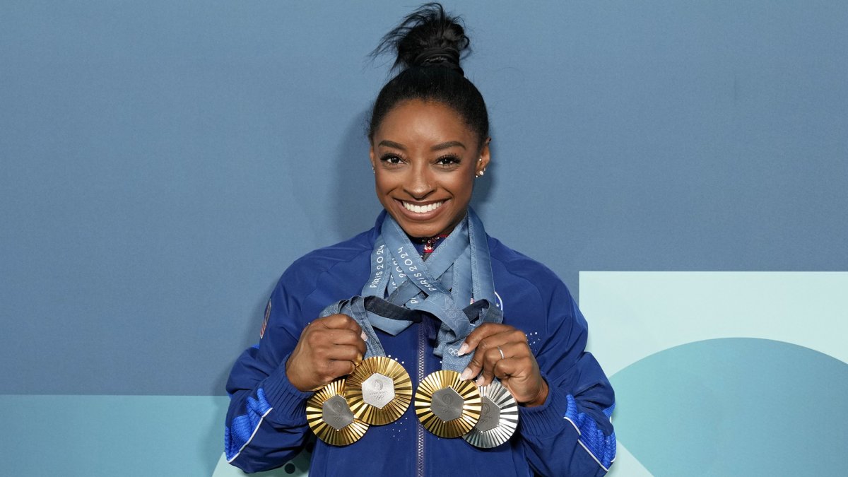 Simone Biles talks new tour, mental health at 2024 Olympics NBC 5