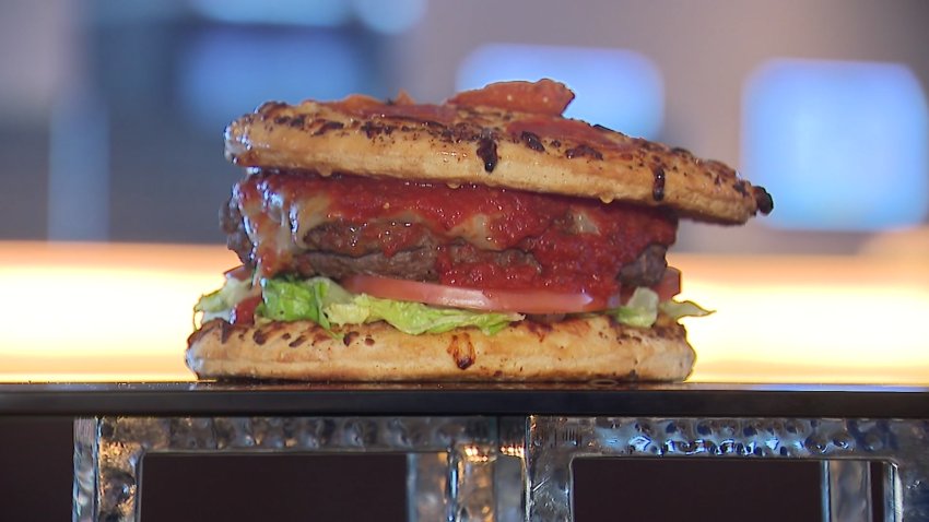 The Dallas Cowboys will offer fans a pizza burger at concession stands during the 2024 season.