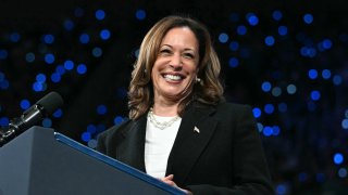 US Vice President and Democratic presidential candidate Kamala Harris speaks at a campaign event in Greensboro, North Carolina, on September 12, 2024. 