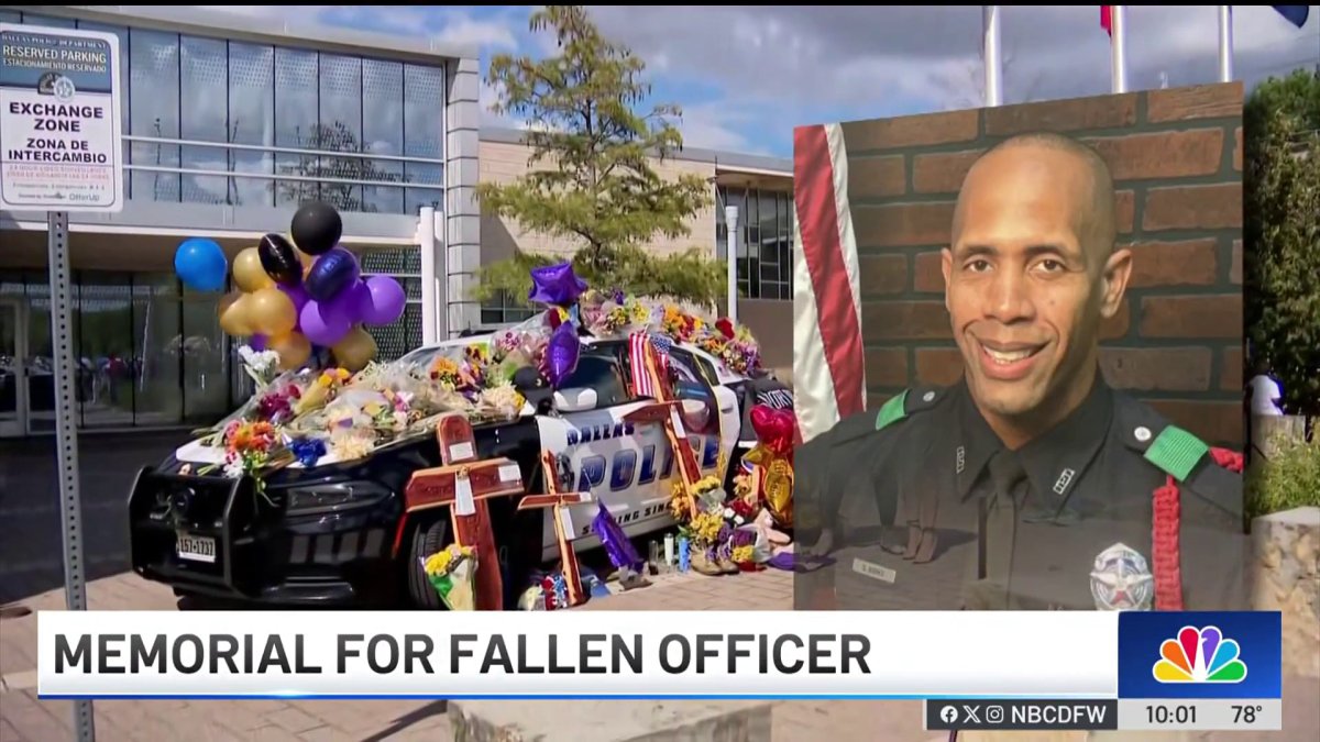 Funeral arrangements announced as memorial for fallen Dallas police ...