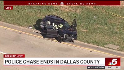 Chase ends in North Dallas