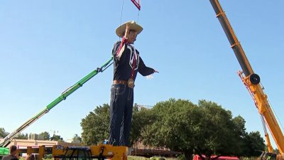 Big Tex goes up ahead of 2024 State Fair of Texas