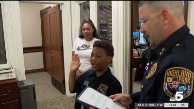 Highland Park Fire Department makes 8-year-old boy's dream come true