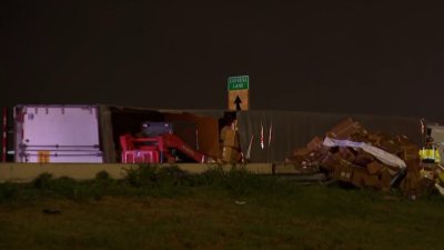 Rain causes morning traffic accidents in North Texas