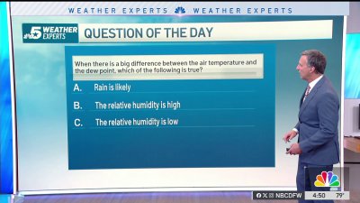 Weather Quiz: Air Temp vs Dew Point