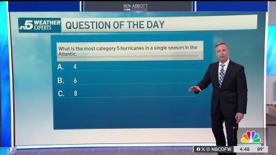 Weather Quiz: Most Atlantic Cat 5 hurricanes?