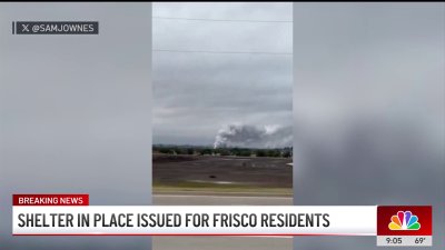 Massive fire breaks out at Frisco pool supply business