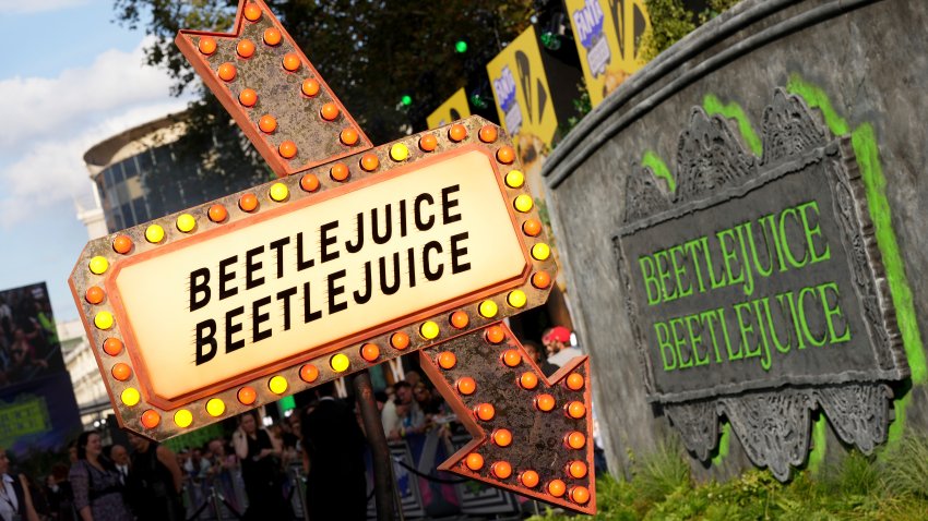 General atmosphere at the premiere of “Beetlejuice Beetlejuice” on Thursday, Aug. 29, 2024, in London.