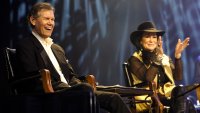 NASHVILLE, TENNESSEE – JUNE 05: Randy Travis and Mary Davis attend the More Life Tour at Ryman Auditorium on June 05, 2024 in Nashville, Tennessee.