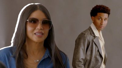 Watch Toni Braxton crashes son Denim's photoshoot