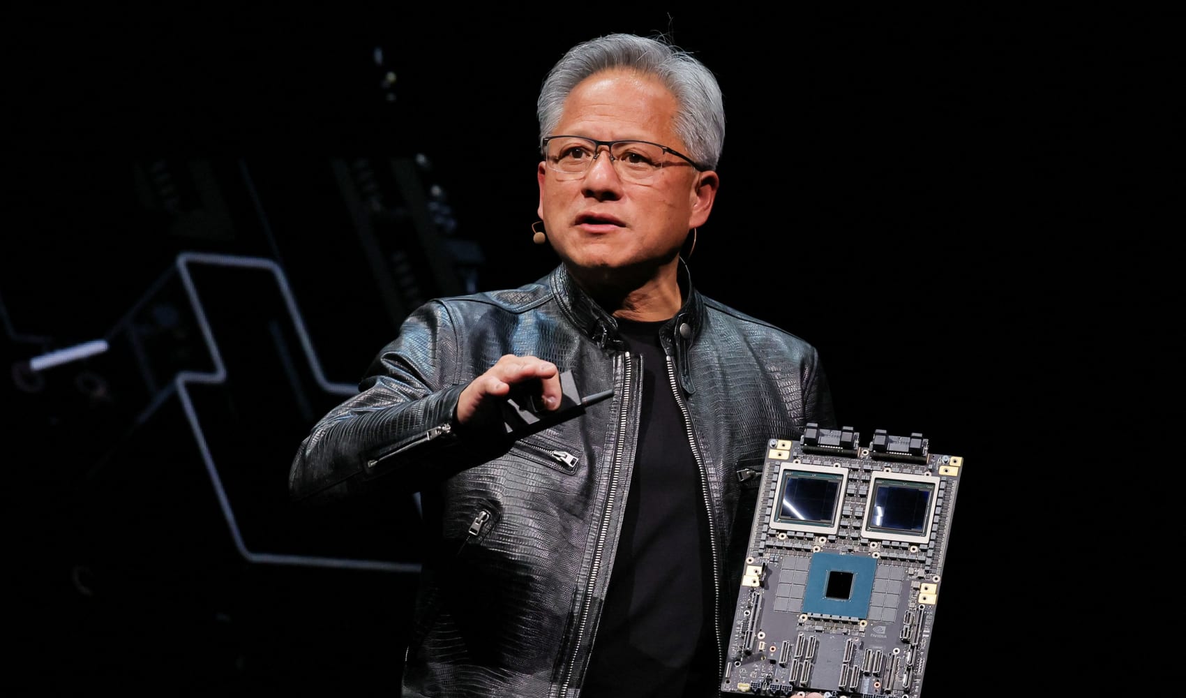 Nvidia shares are up 25% in the last month, rallying near a record ahead of tech earnings