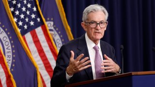 Federal Reserve Chairman Jerome Powell speaks during a news conference following the September meeting of the Federal Open Market Committee at the William McChesney Martin Jr. Federal Reserve Board Building on September 18, 2024 in Washington, DC.