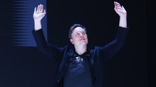 Elon Musk attends ‘Exploring the New Frontiers of Innovation: Mark Read in Conversation with Elon Musk’ session during the Cannes Lions International Festival Of Creativity 2024 – Day Three on June 19, 2024 in Cannes, France.