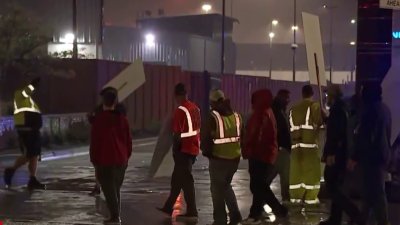 Longshoremen picket at Baltimore port as workers across East and Gulf strike