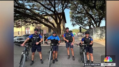 Bicycle patrol team in Fort Worth Stockyards is making a difference